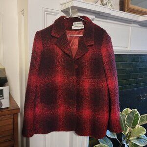 Sonia Rykiel Vintage Red Wool Blazer